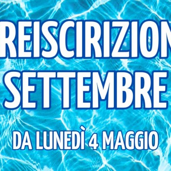 Aperte le iscrizioni per i corsi di settembre
